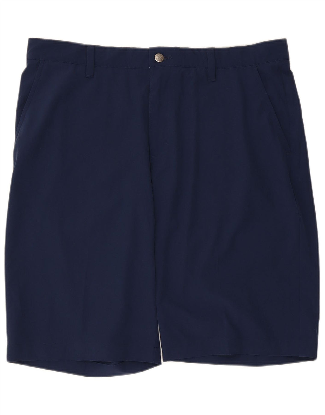 Adidas Mens Chino Shorts W36 Large  Navy Blue Polyester