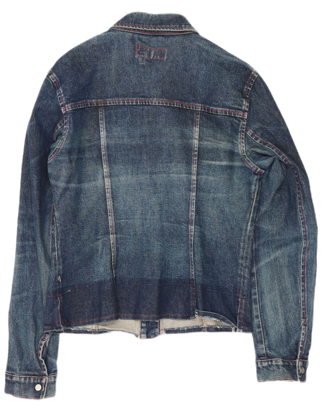 Gas Womens Denim Jacket UK 14 Large Blue