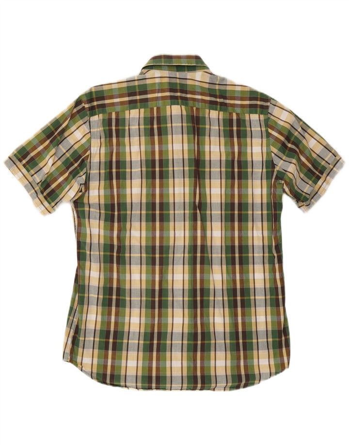 CARRERA Mens Short Sleeve Regular Fit Shirt Large Multicoloured Check