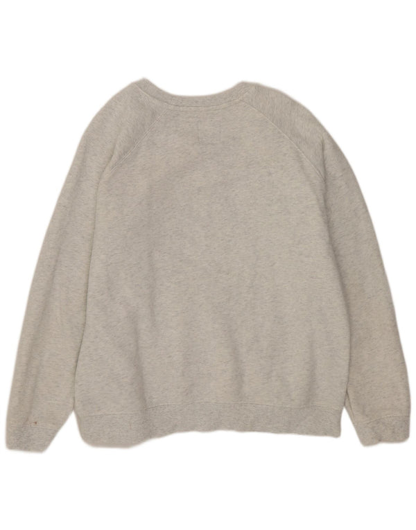 Crew Clothing Womens Oversized Sweatshirt Jumper UK 18 XL Grey Flecked