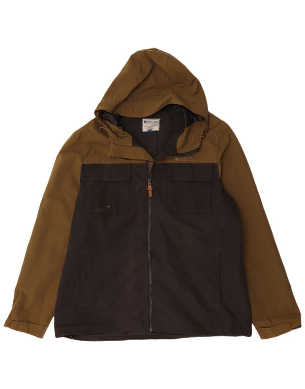 Mountain Warehouse Mens Windbreaker Jacket UK 42 XL Brown Polyester