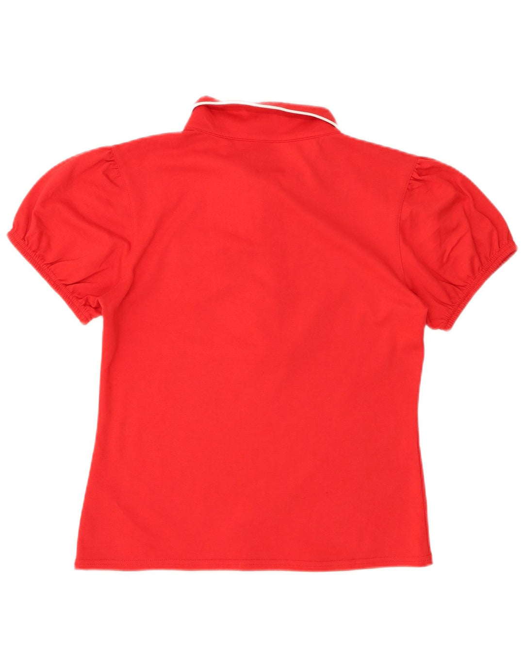 FILA Womens Polo Shirt UK 16 Large Red Cotton
