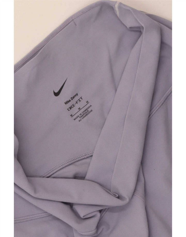 Nike Womens Dri Fit Leggings UK 12 Medium Purple