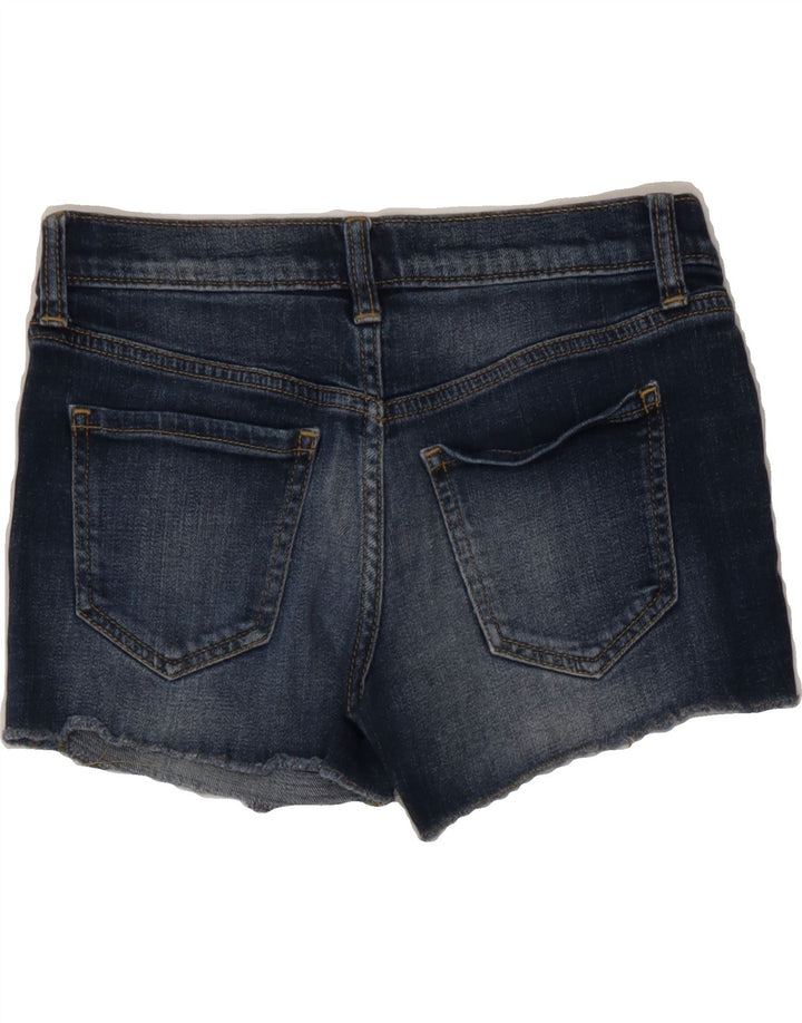 MOSSIMO Womens Denim Shorts US 00 2XS W24 Blue Cotton Vintage Mossimo and Second-Hand Mossimo from Messina Hembry 