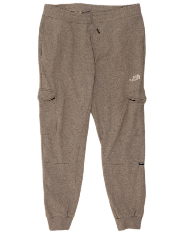 The North Face Mens Graphic Tracksuit Trousers Joggers Medium Grey Flecked