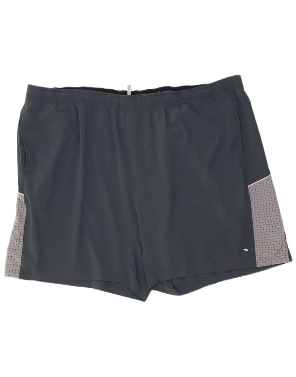 Russell Athletic Mens Dri-Power Sport Shorts 3XL  Grey Polyester