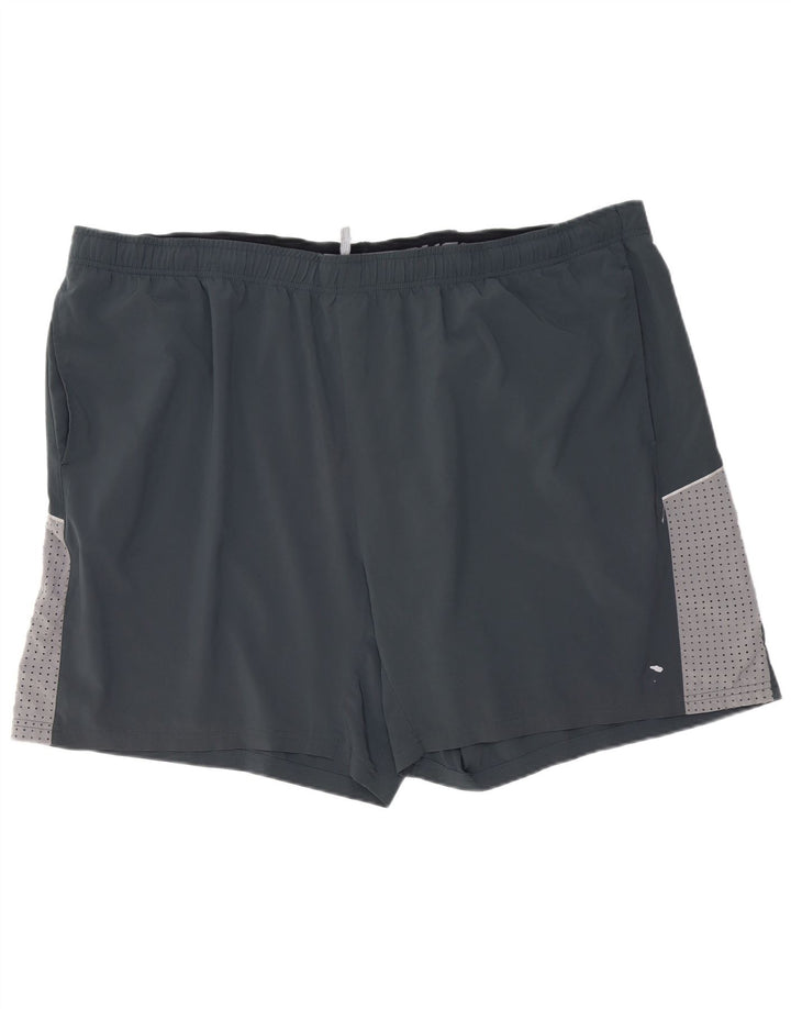 Russell Athletic Mens Dri-Power Sport Shorts 3XL  Grey Polyester