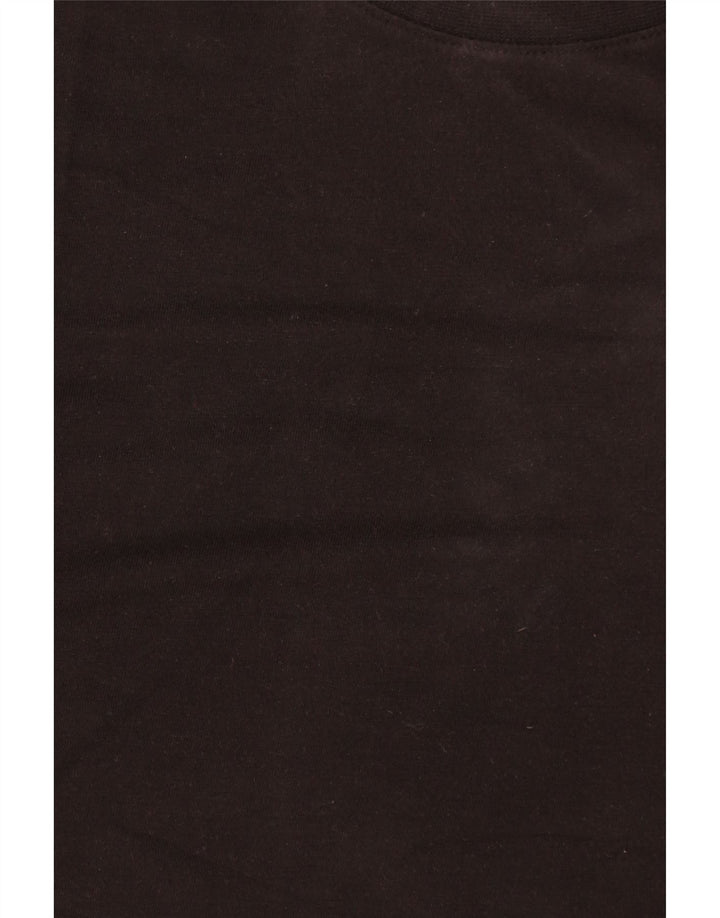 Asics Mens T-Shirt Top 2XL Black Cotton