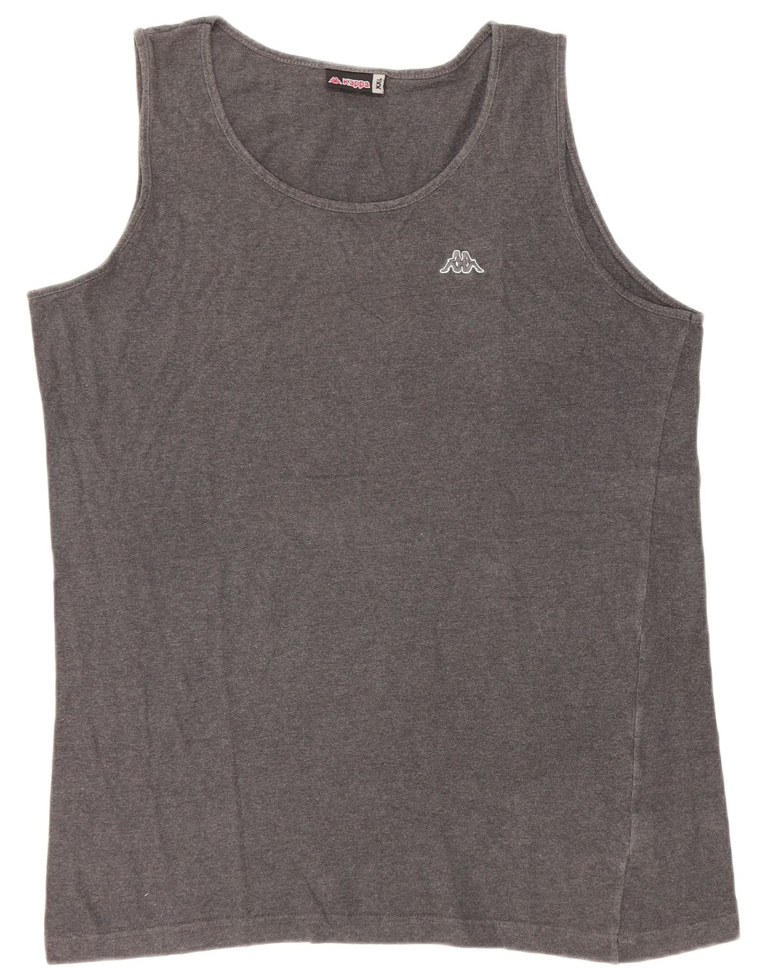 Kappa Mens Vest Top 2XL Grey Cotton