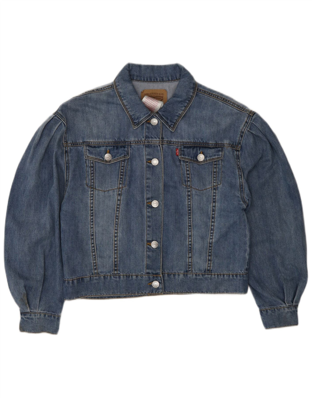 Levi's Girls Denim Jacket 13-14 Years Blue Cotton