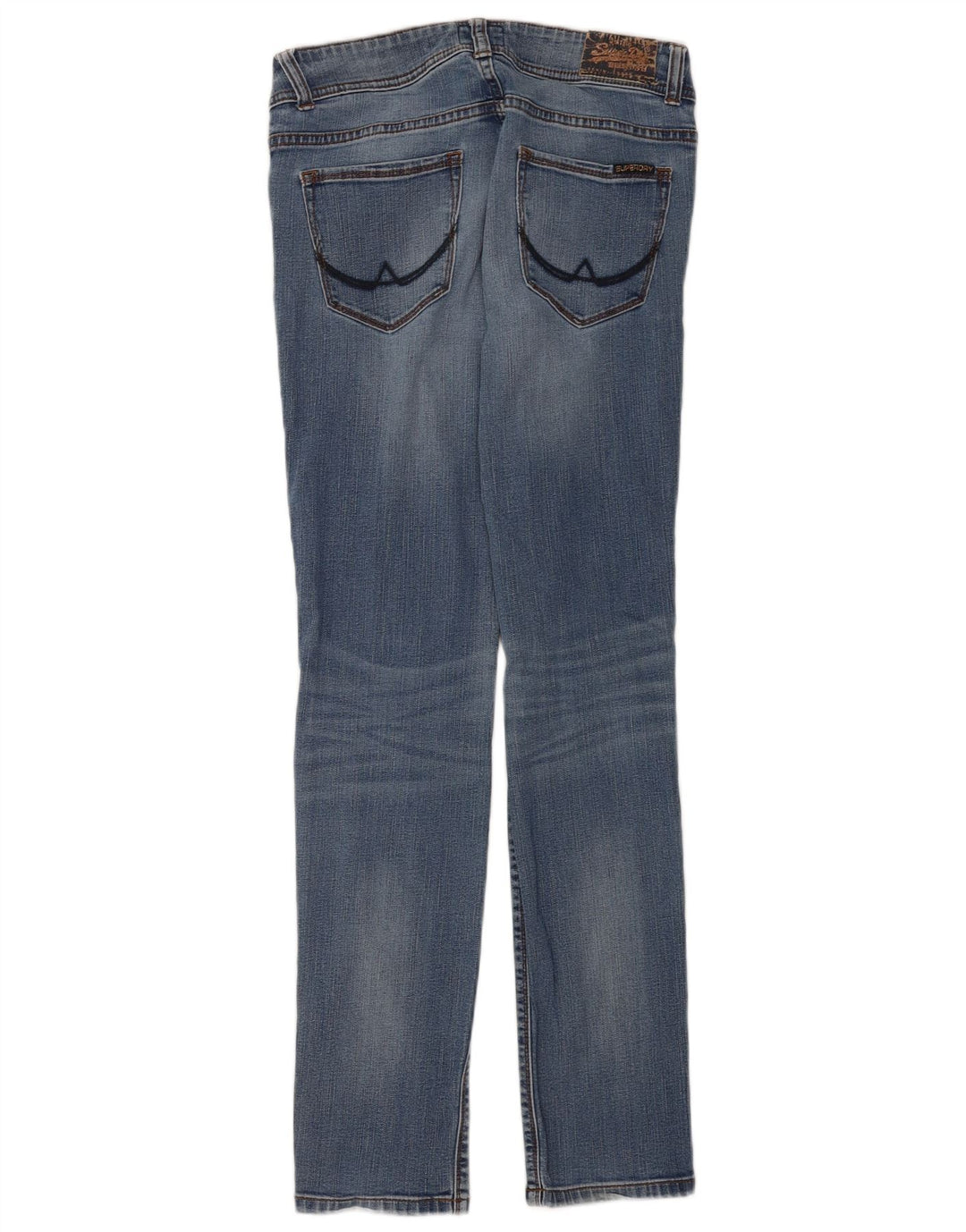 Superdry Womens Cigarette Slim Jeans W30 L32 Blue