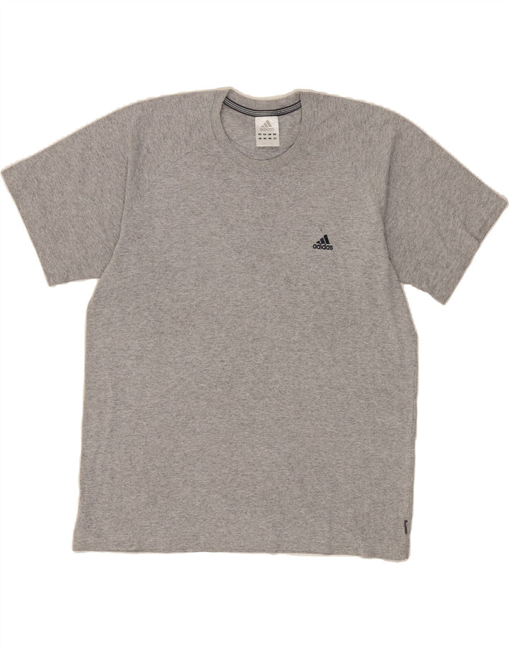 ADIDAS Mens T-Shirt Top Large Grey Vintage Adidas and Second-Hand Adidas from Messina Hembry 