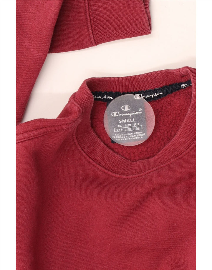 Champion Mens Sweatshirt Jumper Small Burgundy