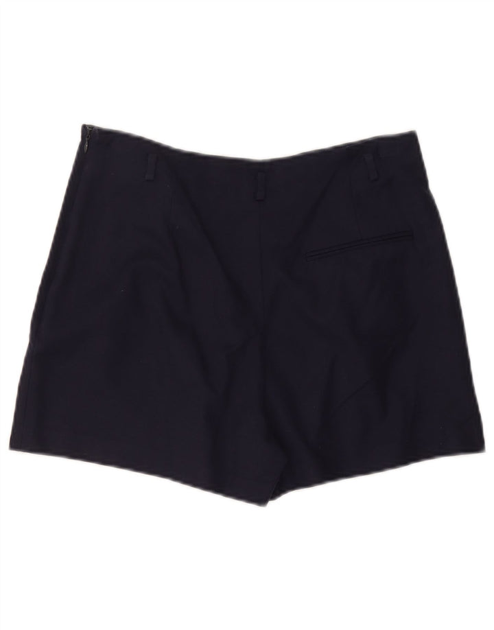Zara Womens Casual Shorts Medium W28 Navy Blue