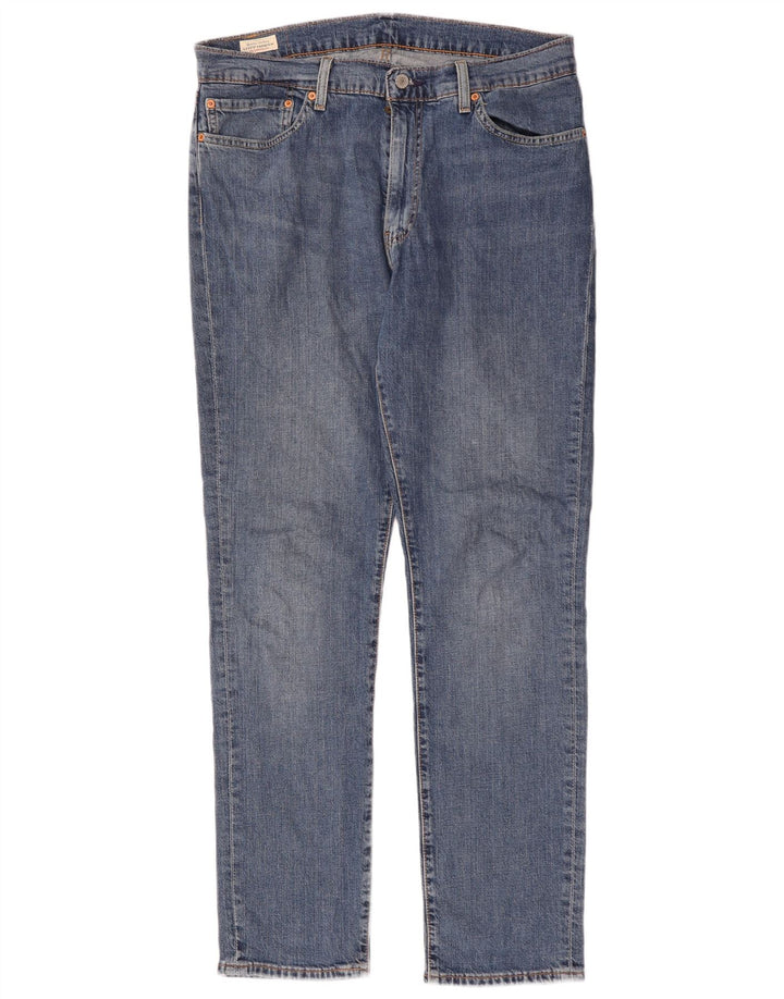Levi's Mens 511 Slim Jeans W36 L34 Blue Cotton