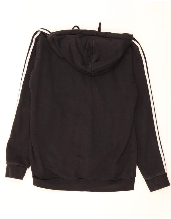 Adidas Mens Zip Hoodie Sweater Medium Black Cotton