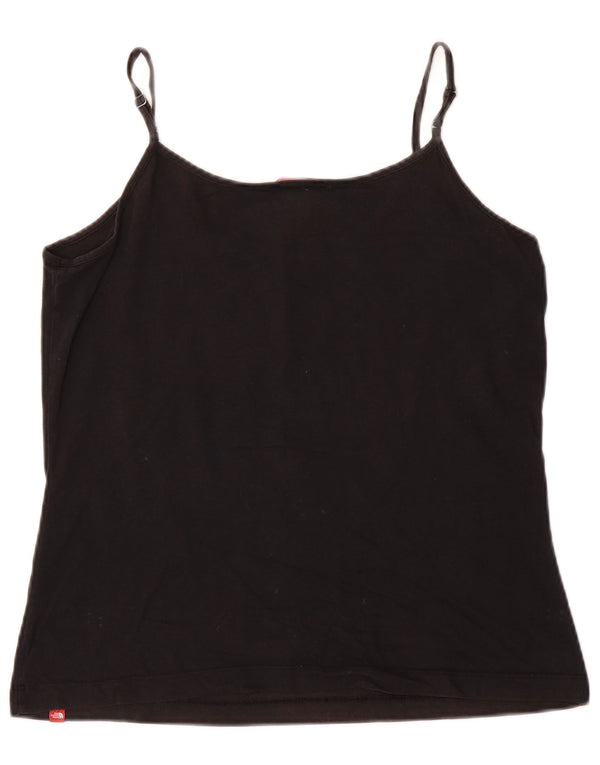 THE NORTH FACE Womens Cami Top UK 14 Large Black Cotton