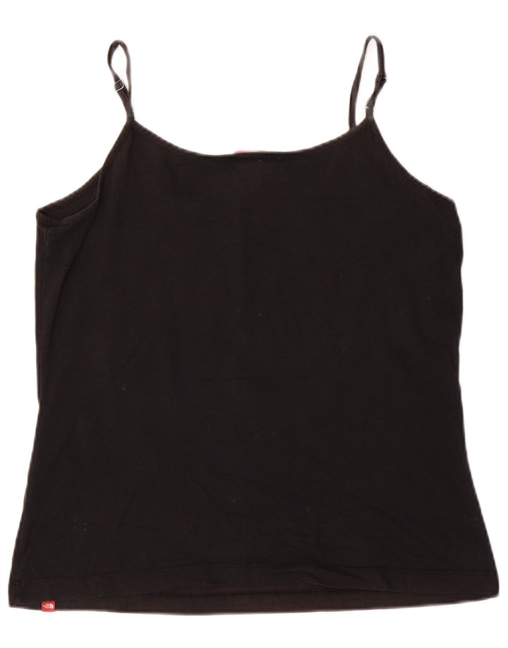 THE NORTH FACE Womens Cami Top UK 14 Large Black Cotton