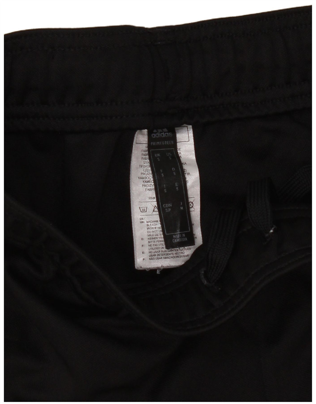 Adidas Mens Tracksuit Trousers Small Black Polyester
