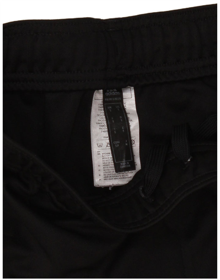 Adidas Mens Tracksuit Trousers Small Black Polyester