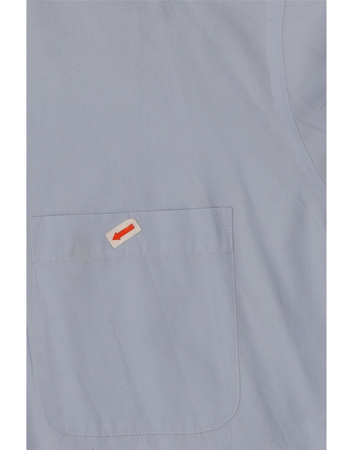 IZOD Mens Shirt Size 17 1/2 XL Blue Cotton