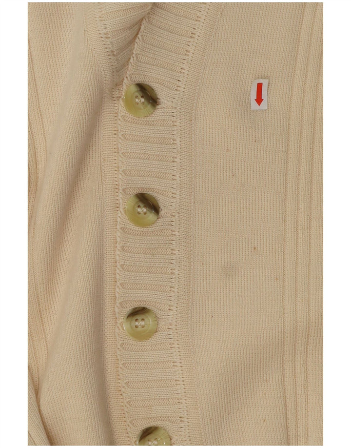 Wubken Womens Cardigan Sweater EU 48 2XL Off White Polyacrylic