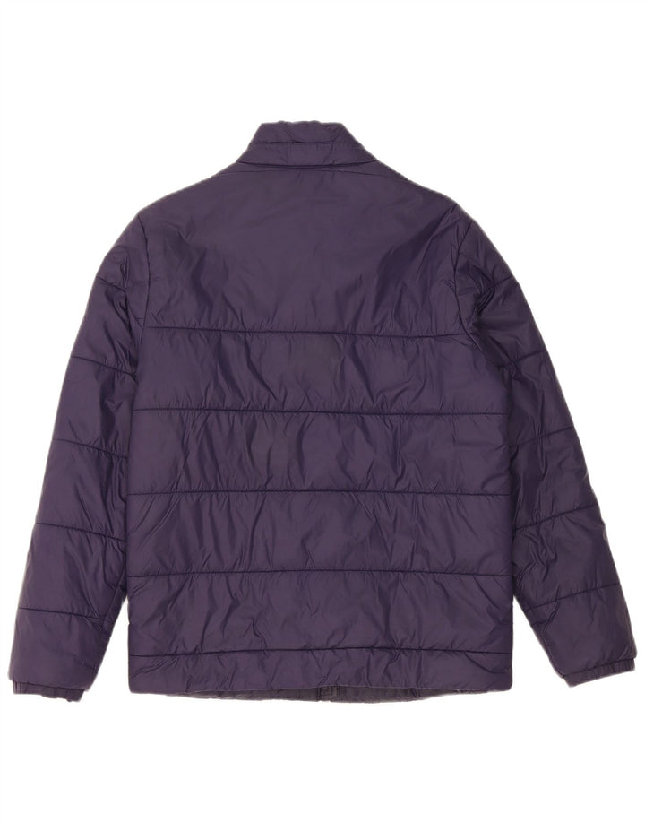 Puma Girls Padded Jacket 13-14 Years Purple Polyester
