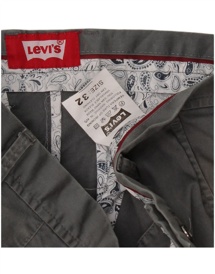 Levi's Mens Slim Chino Trousers W32 L30 Grey