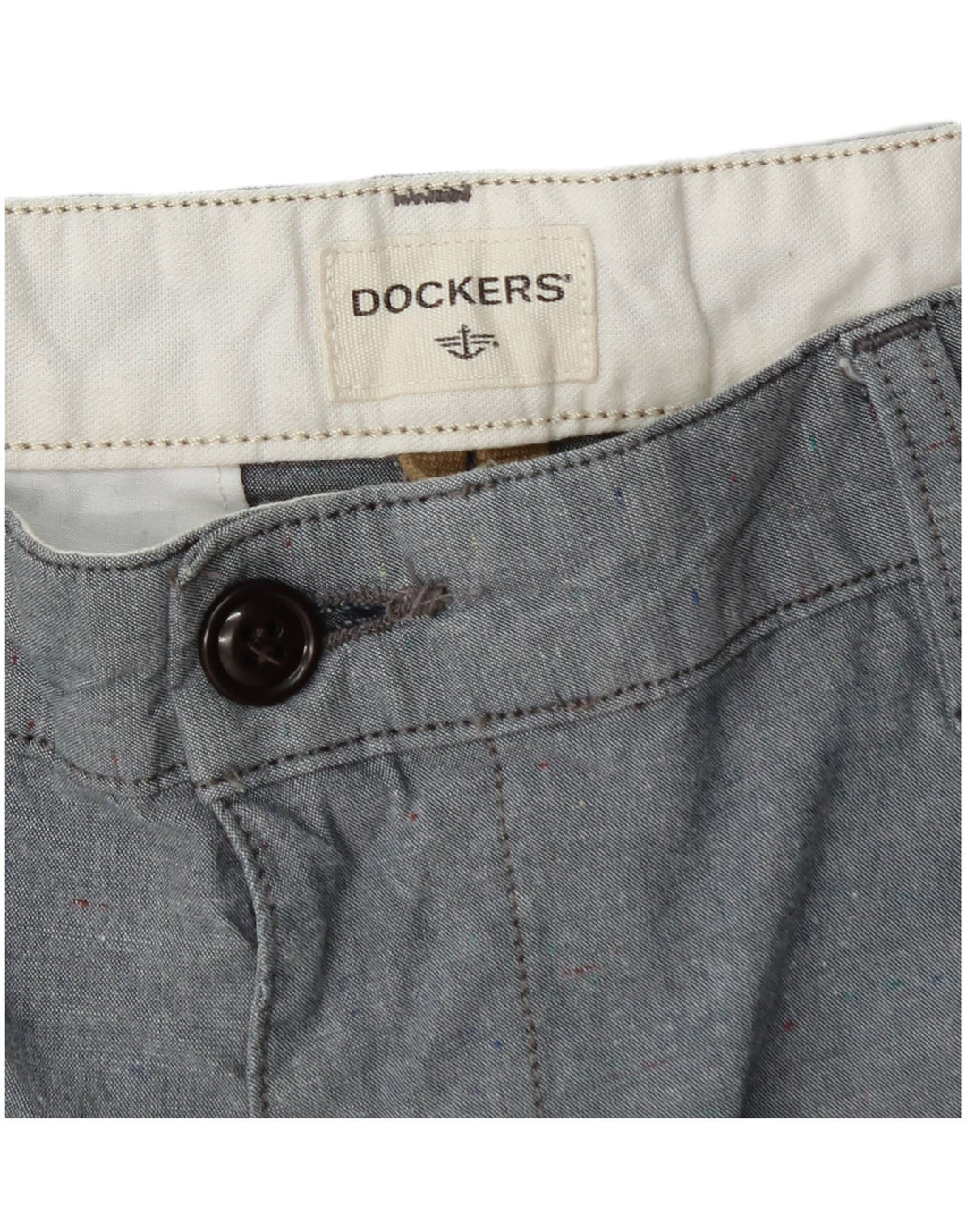 Dockers Mens Chino Shorts W32 Medium Grey Cotton