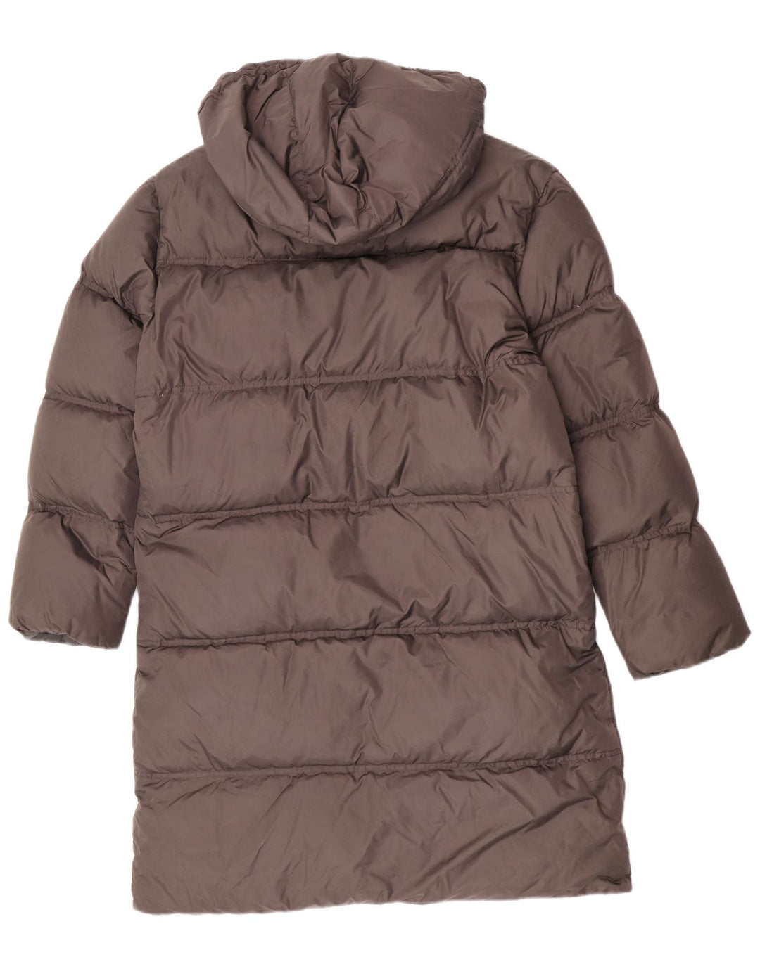 Fila Womens Hooded Padded Coat IT 44 Medium Grey Nylon