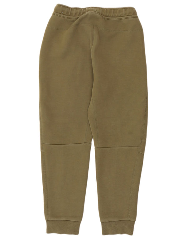 Nike Boys Tracksuit Trousers Joggers 12-13 Years Green Cotton