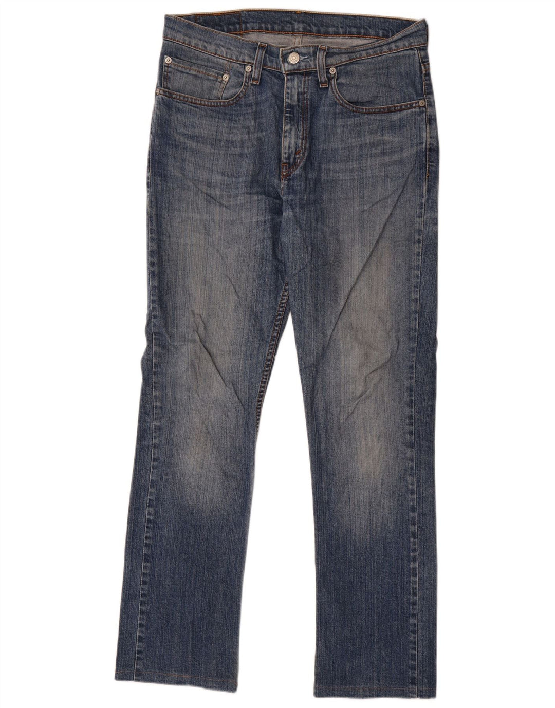 Levi's Mens Slim Jeans W32 L30 Blue Cotton