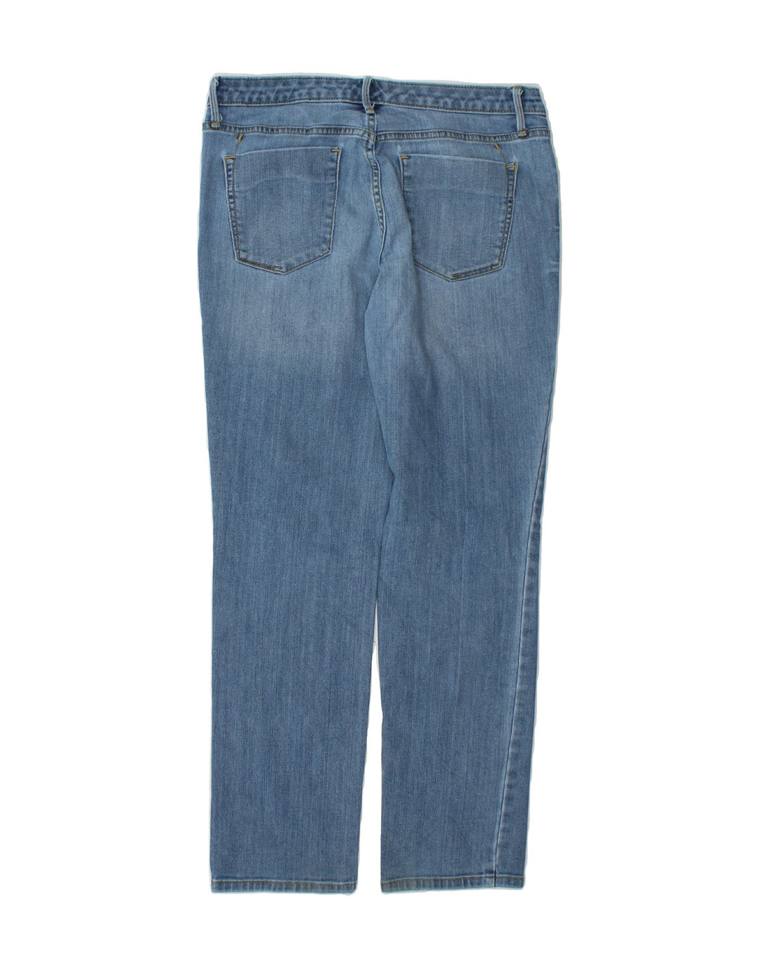MOSSIMO Womens Mid Rise Straight Jeans US 8 Medium W30 L29 Blue Cotton Vintage Mossimo and Second-Hand Mossimo from Messina Hembry 