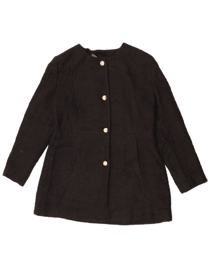 Zara Womens 4 Button Blazer Jacket UK 18 XL Black