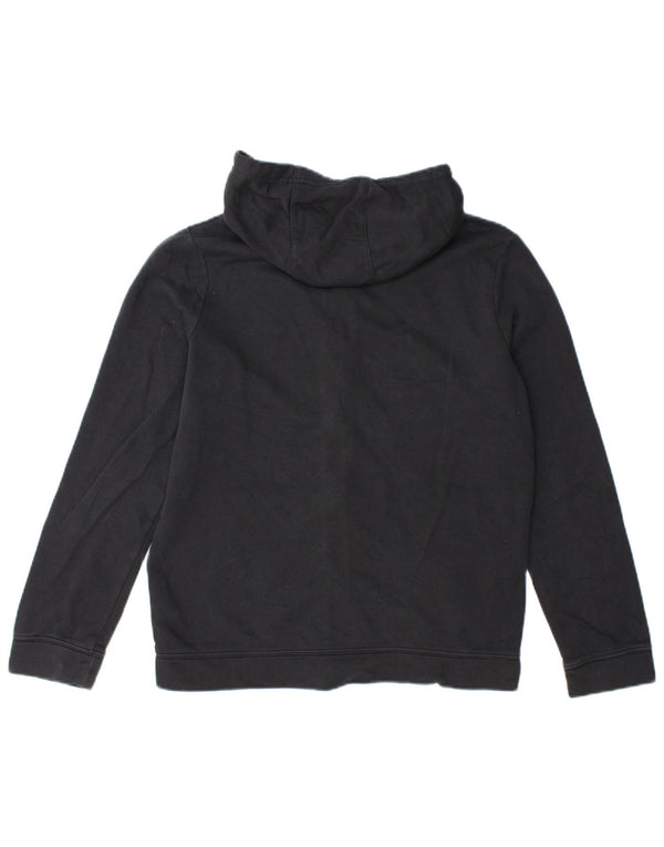 Nike Boys Zip Hoodie Sweater 13-14 Years XL Grey Cotton