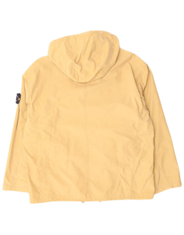 COTTON'S INDUSTRIES Mens Hooded Utility Jacket UK 42 XL Beige