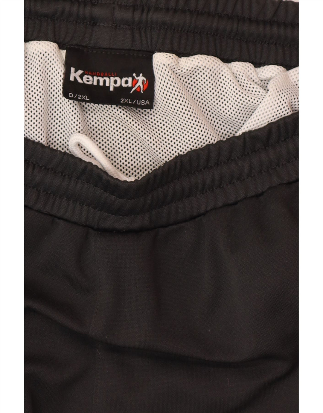 VINTAGE Mens Graphic Sport Shorts 2XL Grey Colourblock