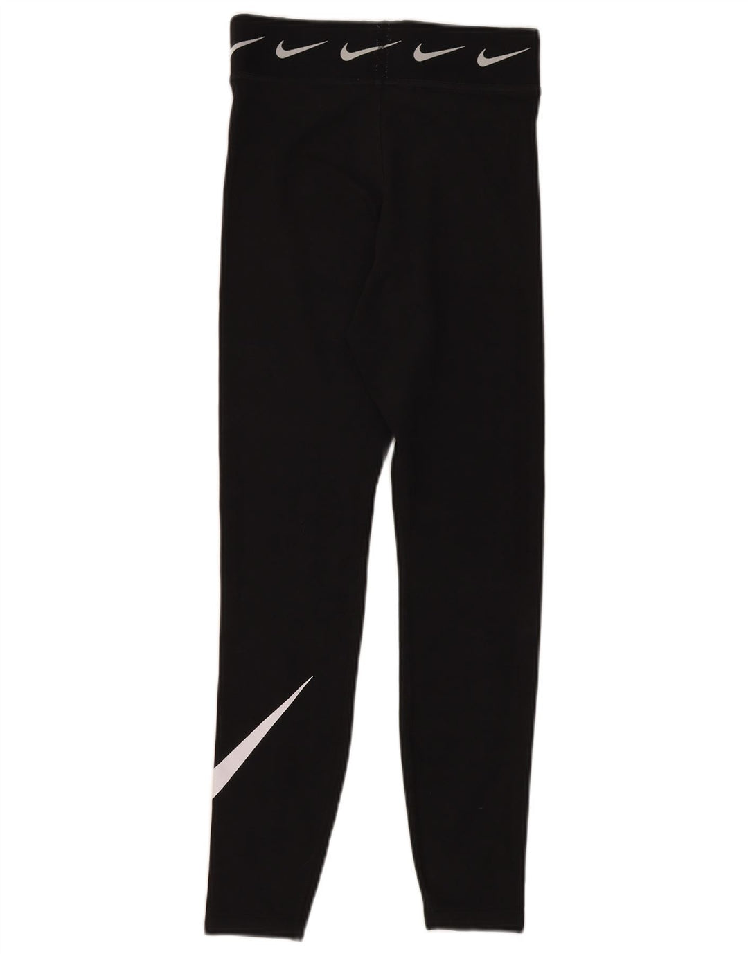 NIKE Womens Graphic Leggings UK 8 Small  Black
