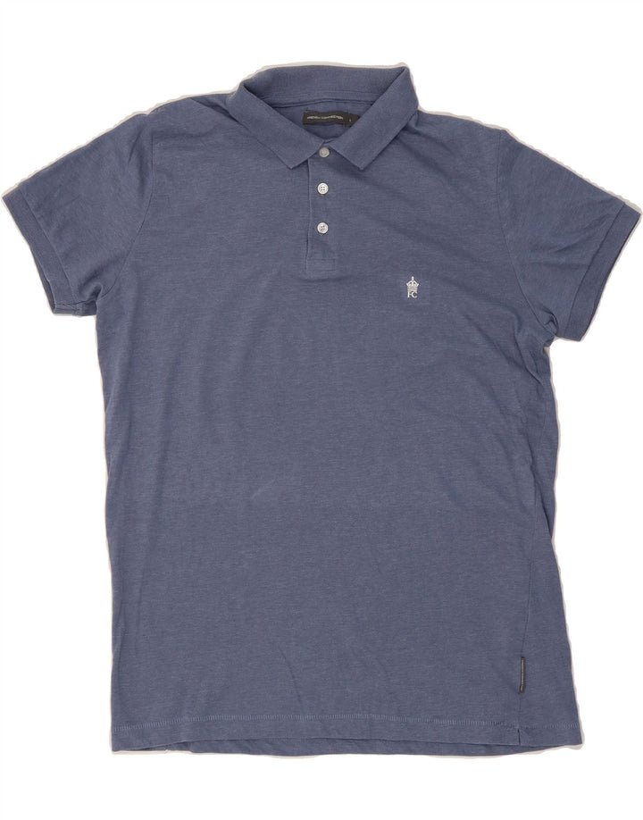 FRENCH CONNECTION Mens Polo Shirt Large Navy Blue Cotton Vintage French Connection and Second-Hand French Connection from Messina Hembry 