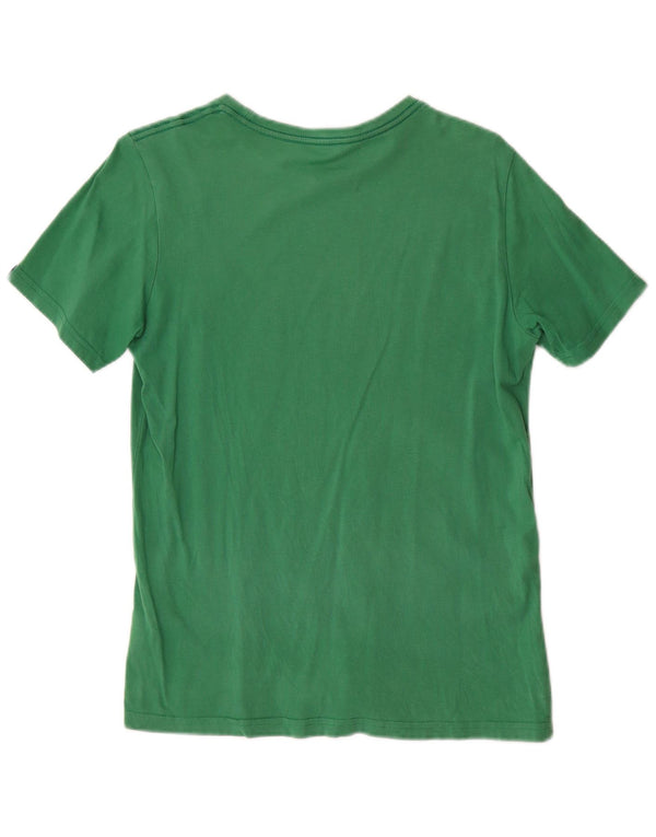 Puma Boys Graphic T-Shirt Top 13-14 Years Green Cotton