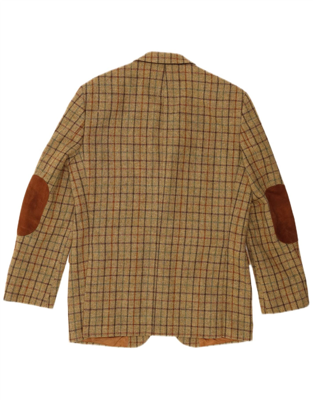 Barbour Mens 2 Button Blazer Jacket EU 48 Medium Green Check New Wool
