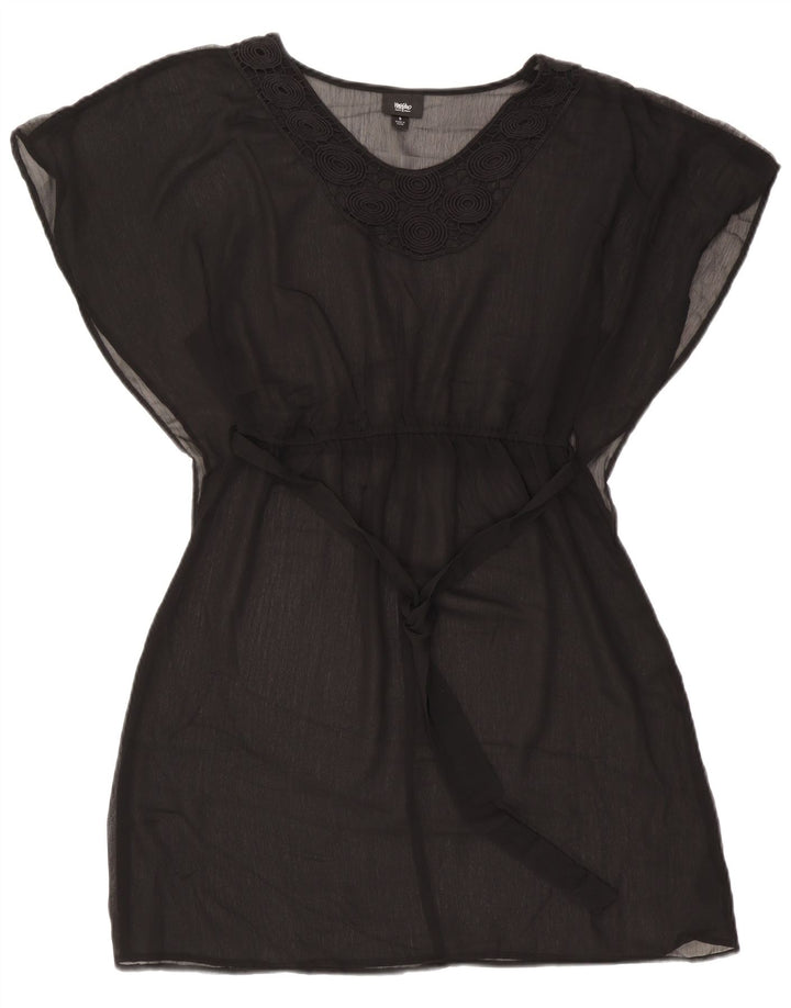 Mossimo Womens Beach Dress UK 10 Small Black Polyester