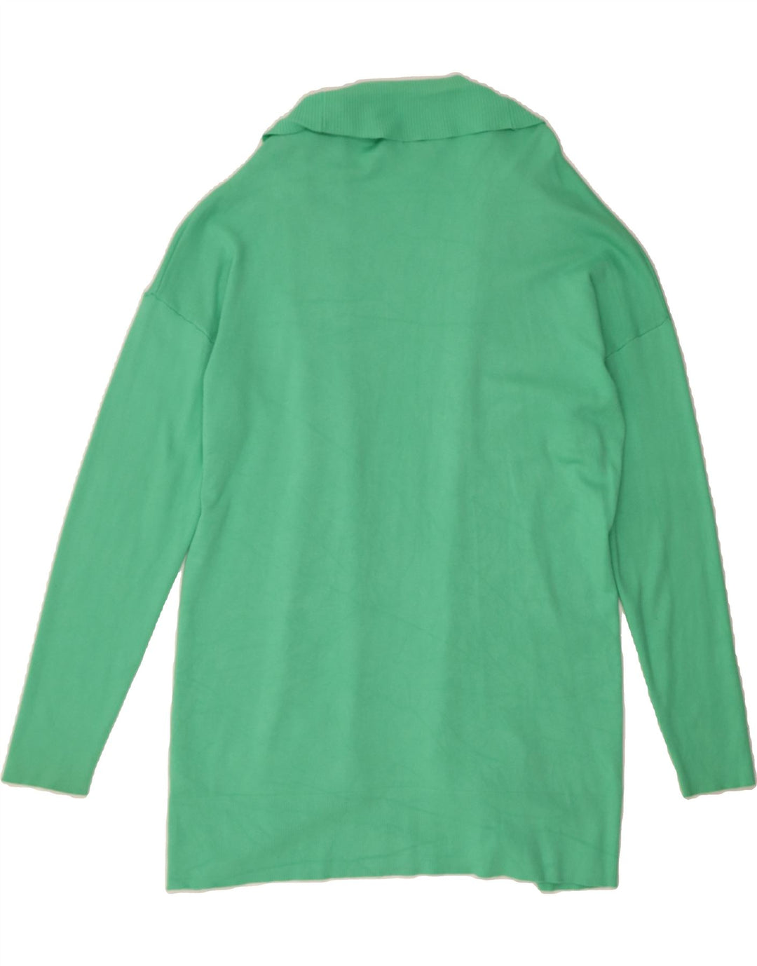 OASIS Womens Longline Open Cardigan Sweater UK 14 Medium Green Rayon Vintage Oasis and Second-Hand Oasis from Messina Hembry 