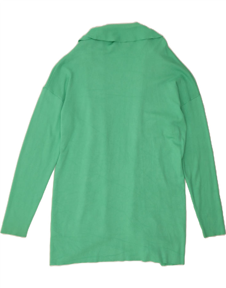 OASIS Womens Longline Open Cardigan Sweater UK 14 Medium Green Rayon Vintage Oasis and Second-Hand Oasis from Messina Hembry 