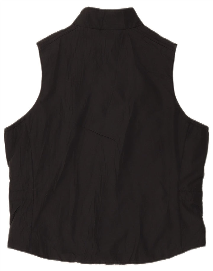 CHAMPION Womens Gilet UK 10 Small Black Polyester