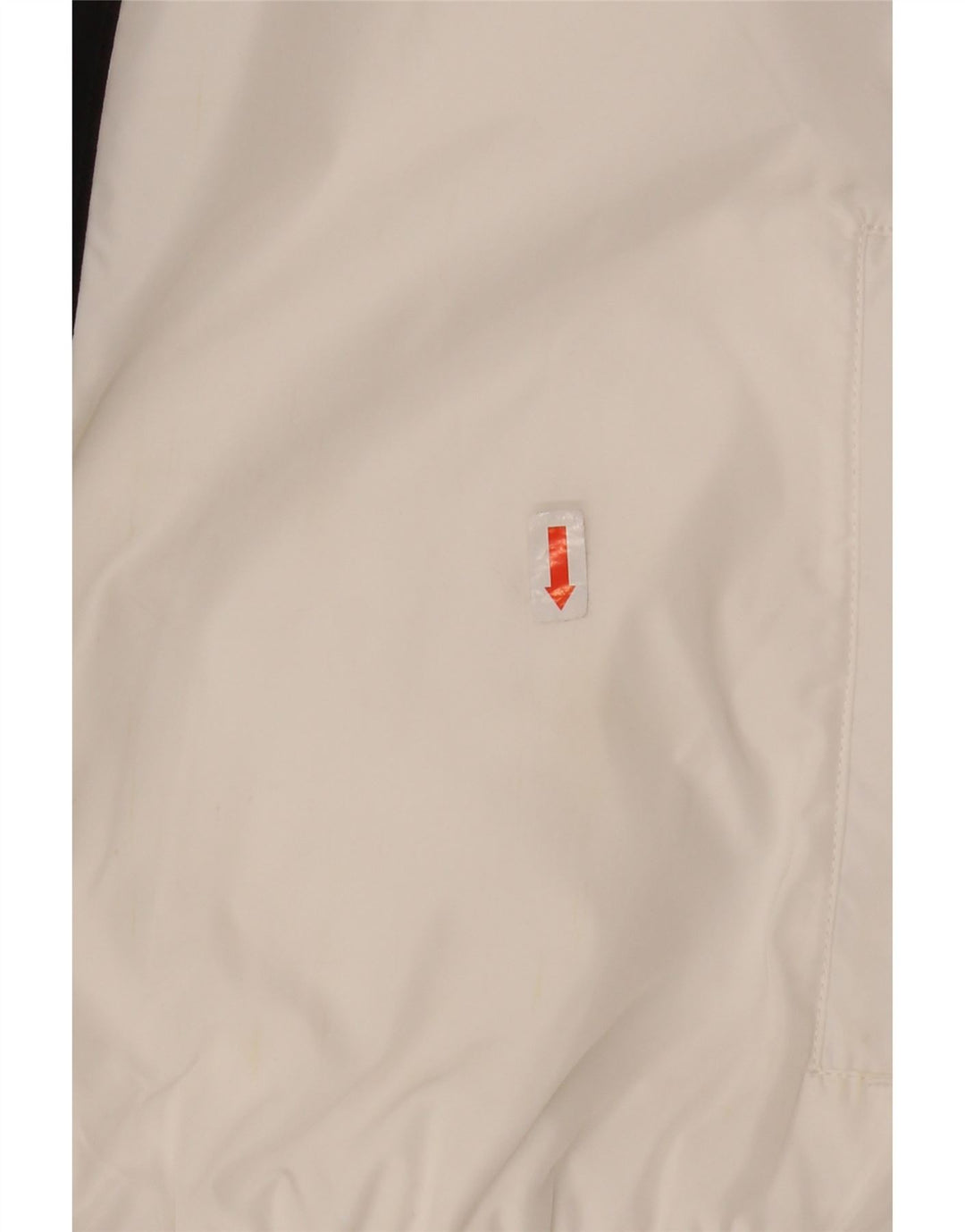 GUESS Womens Oversized Graphic Windbreaker Jacket UK 10 Small White