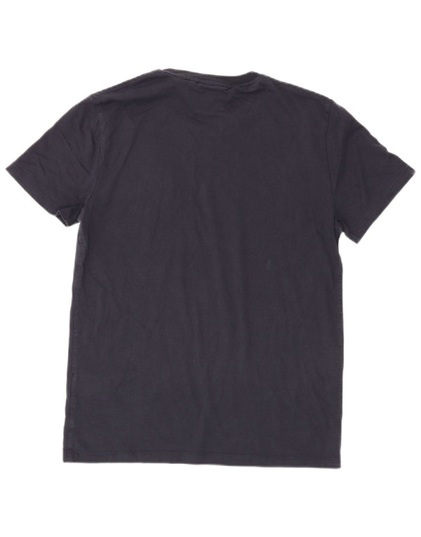 Superdry Mens T-Shirt Top Medium Navy Blue Cotton