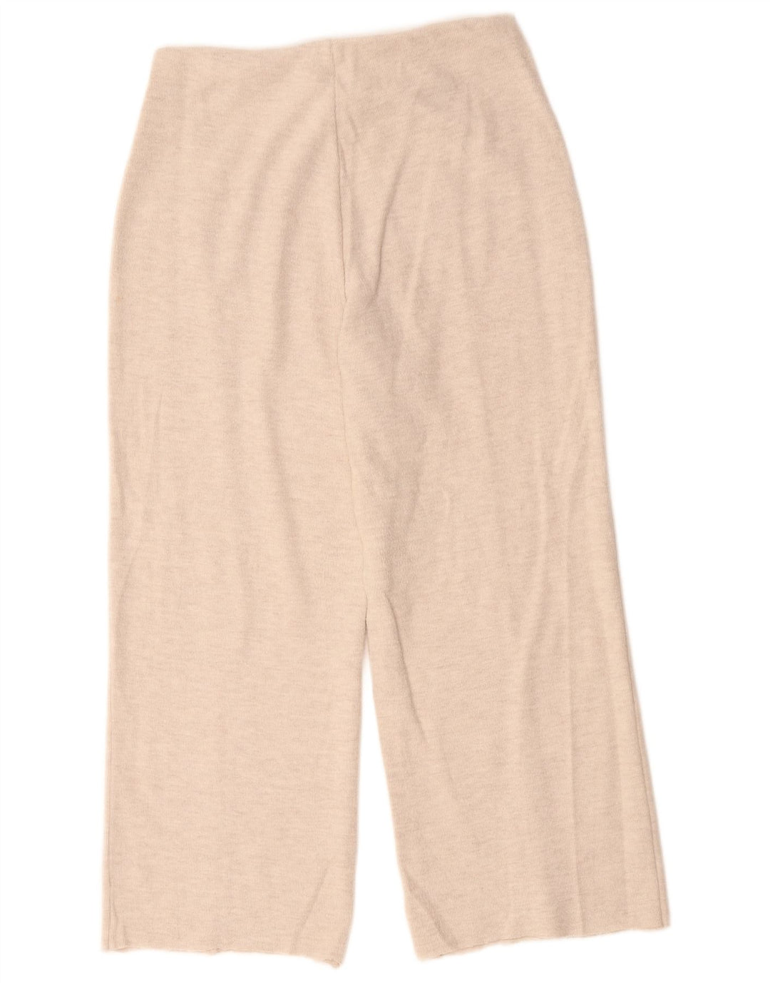 Zara Womens Wide Leg Tracksuit Trousers UK 12 Medium  Beige