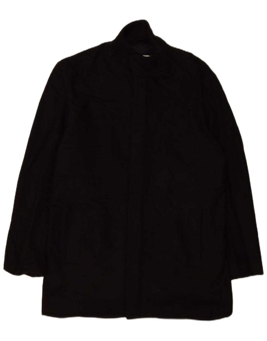 CALVIN KLEIN Mens Overcoat UK 40 Large Black