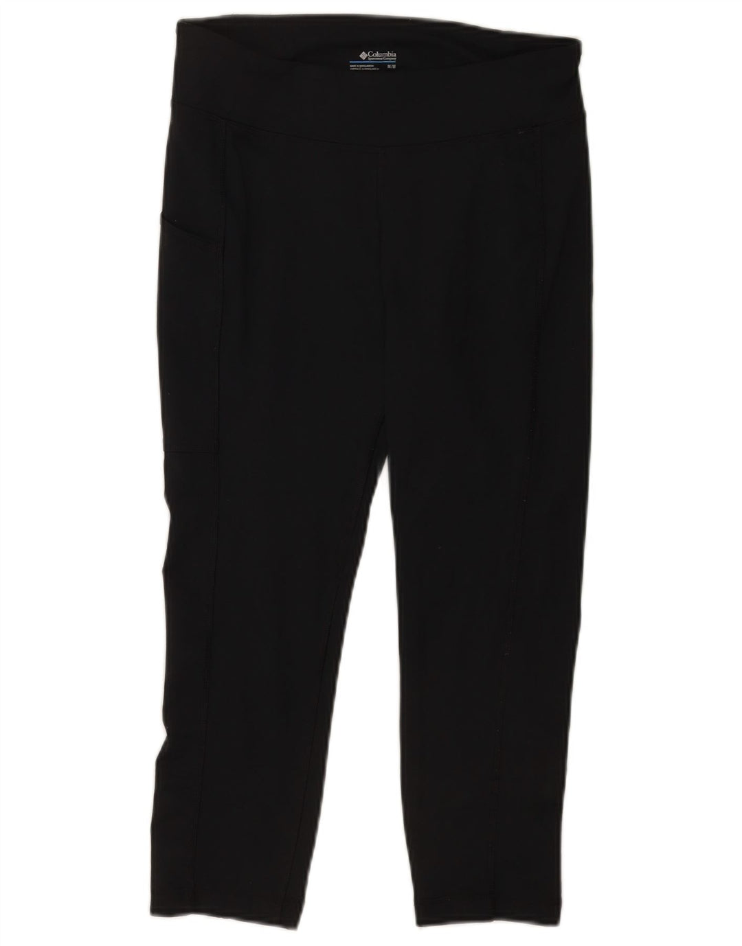 Columbia Womens Capri Leggings UK 12 Medium Navy Blue Polyester